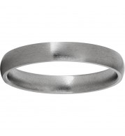 Titanium Domed Band with Satin Finish
