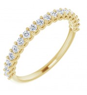 14K Yellow 1/3 CTW Diamond Anniversary Band