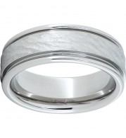 Serinium Rounded Edge Band with Bark Finish