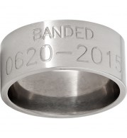 Duck Band Titanium Engraved Band