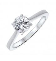 Gems One 14Kt White Gold Diamond(1/3Ctw) Ring