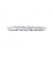 Shah Luxury 14K White Gold Diamond Wedding Band