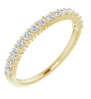 14K Yellow 1/3 CTW Diamond Anniversary Band