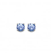 Gems One 14Kt White Gold Tanzanite (1 Ctw) Earring