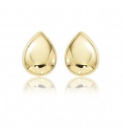 Carla 14k Yellow Tear Drop Post Earrings