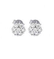 Gems One 14Kt White Gold Diamond (1/3Ctw) Earring