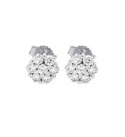 Gems One 14Kt White Gold Diamond (1/3Ctw) Earring