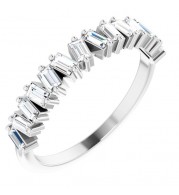 14K White 1/2 CTW Diamond Anniversary Band
