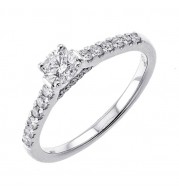 Gems One 14Kt White Gold Diamond(5/8Ctw) Ring
