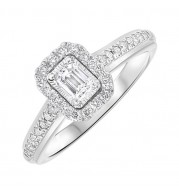 Gems One 14Kt White Gold Diamond(5/8Ctw) Ring