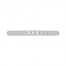 Shah Luxury 14K White Gold Diamond Wedding Band
