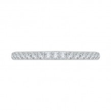 Shah Luxury 14K White Gold Diamond Wedding Band