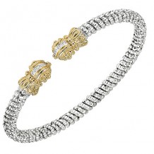 Alwand Vahan 4mm 14k Gold & Sterling Silver Diamond Bracelet