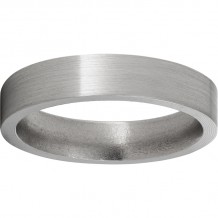 Titanium Flat Band with Satin Finish