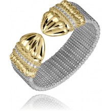 Vahan 14k Gold & Sterling Silver Diamond Bracelet