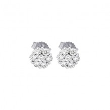 Gems One 14Kt White Gold Diamond (1/10 Ctw) Earring