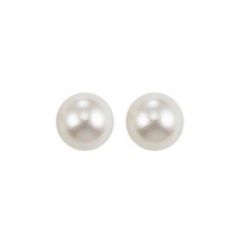 Gems One Silver Pearl (2 Ctw) Earring