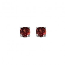 Gems One 14Kt White Gold Garnet (7/8 Ctw) Earring