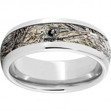 Serinium Domed Band with Mossy Oak Brush Inlay