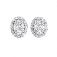 Gems One 14Kt White Gold Diamond (3/4Ctw) Earring