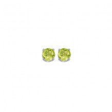 Gems One 14Kt White Gold Peridot (1/2 Ctw) Earring