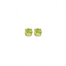 Gems One 14Kt White Gold Peridot (1/2 Ctw) Earring