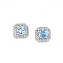 Gems One 10Kt White Gold Diamond (1/10 Ctw) Earring