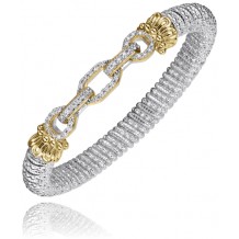 Vahan 14k Gold & Sterling Silver Diamond Bracelet