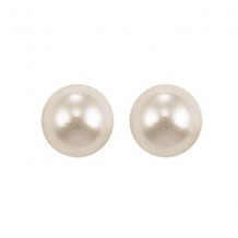 Gems One 14Kt White Gold Pearl (1 Ctw) Earring
