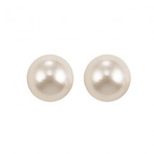 Gems One 14Kt White Gold Pearl (1 Ctw) Earring