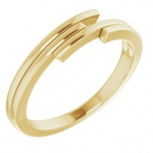 14K Yellow Geometric Ring