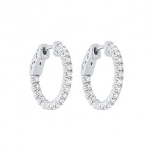 Gems One 14Kt White Gold Diamond (1Ctw) Earring