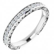 14K White 1/4 CTW Diamond Anniversary Band