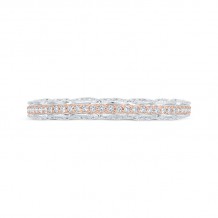 Shah Luxury 14K Two-Tone Diamond Wedding Band