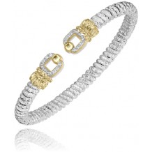 Vahan 14k Gold & Sterling Silver Diamond Bracelet