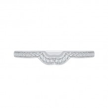 Shah Luxury Round Diamond Half-Eternity Wedding Band In 14K White Gold
