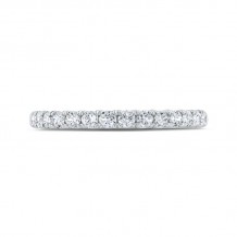 Shah Luxury 14K White Gold Diamond Wedding Band