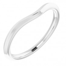 14K White Matching Band