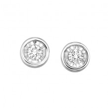 Gems One 14Kt White Gold Diamond (1/6Ctw) Earring