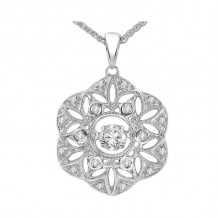 Gems One 14KT Yellow Gold & Diamonds Stunning Neckwear Pendant - 1/4 ctw