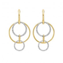 Gems One 14Kt Yellow Gold Diamond (1/2Ctw) Earring
