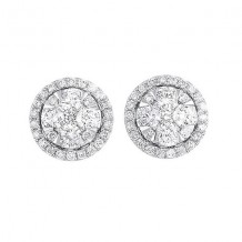 Gems One 14Kt White Gold Diamond (1Ctw) Earring