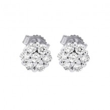 Gems One 14Kt White Gold Diamond (1/2Ctw) Earring