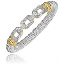 Vahan 14k Gold & Sterling Silver Diamond Bracelet