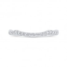 Shah Luxury Round Diamond Half-Eternity Wedding Band In 14K White Gold