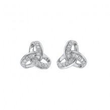 Gems One 10Kt White Gold Diamond (1/10 Ctw) Earring