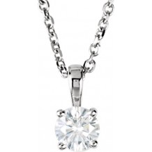 14K White 1/4 CTW Diamond 18 Necklace