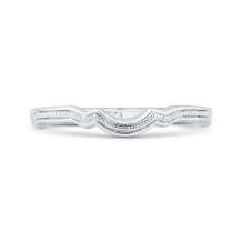 Shah Luxury Wedding Band In 14K White Gold