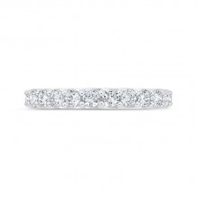 Shah Luxury 14K White Gold Half-Eternity Wedding Band