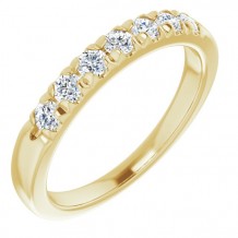 14K Yellow 3/8 CTW Diamond Anniversary Band